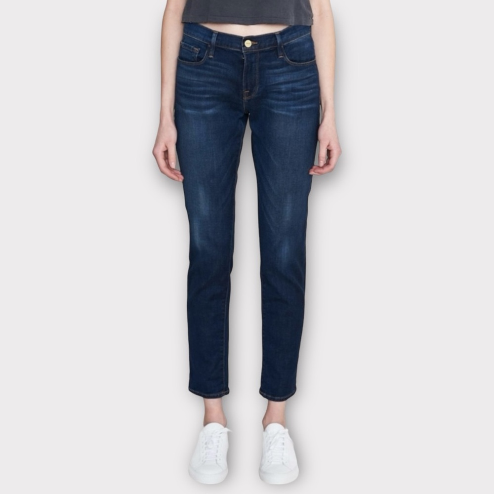 FRAME • Le Garçon West Drive Straight Leg Boyfriend Jeans